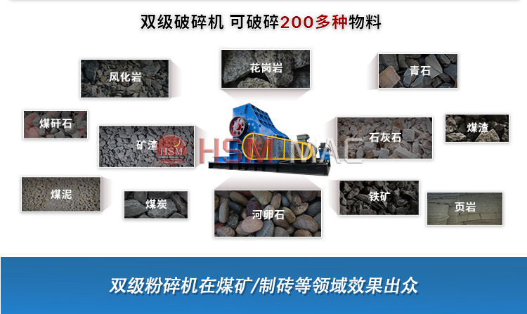 煤矸石雙級粉碎機 高濕物料粉碎機 雙級無篩底粉碎機 